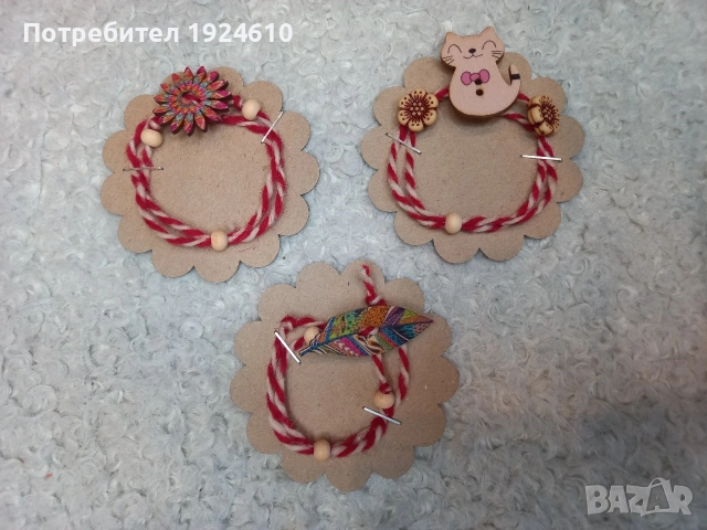 Мартеници от вълна 50 цента, снимка 8 - Други - 53377441