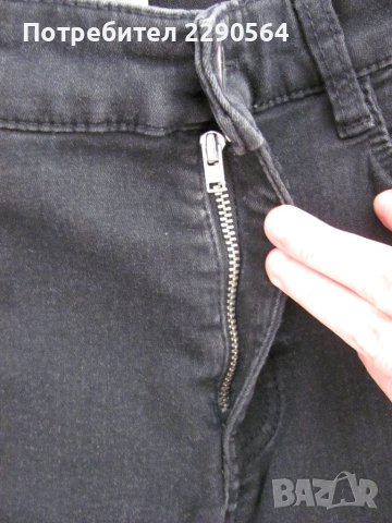 Дънки черни и еластични, снимка 5 - Дънки - 42813910