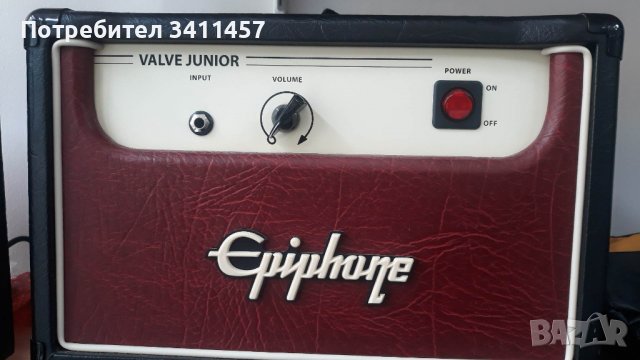 УСИЛВАТЕЛ ЗА КИТАРА EPIPHONE JUNIOR+КОЛОНА, снимка 8 - Китари - 39943500