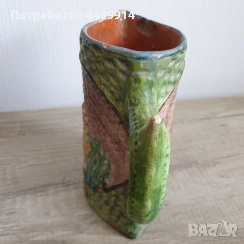 Стара керамична кана, снимка 4 - Антикварни и старинни предмети - 51004447