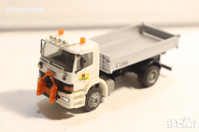 HERPA H0 1/87 MERCEDES ATEGO САМОСВАЛ КАМИОН МОДЕЛ, снимка 9 - Колекции - 54350708