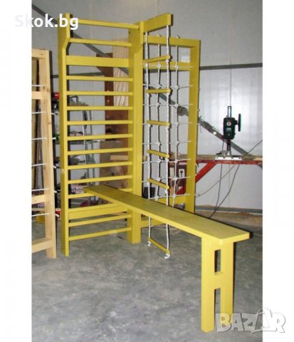 Гимнастическа шведска пейка BA02, снимка 2 - Други спортове - 35584741