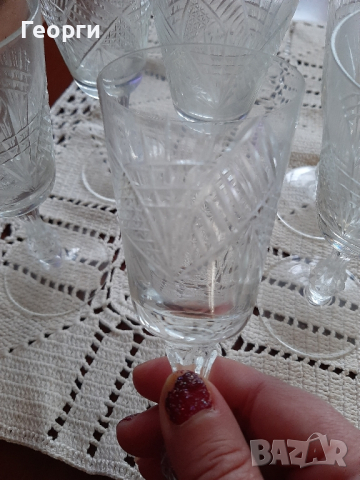 Кристални чаши за ракия,аператив