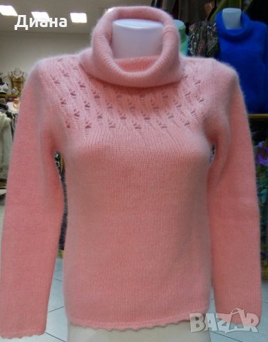 Дамски пуловери с поло яка-100 % кашмир,ангора,мерино, снимка 5 - Блузи с дълъг ръкав и пуловери - 30780920