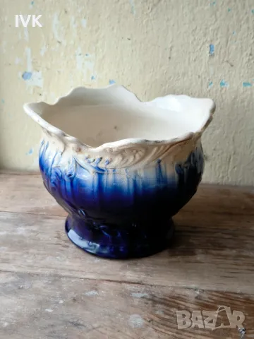 Порцеланова кашпа антикварна , снимка 7 - Антикварни и старинни предмети - 49966611