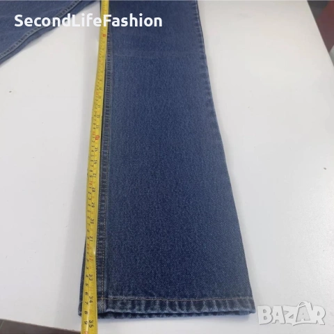 Винтидж дънки Bram’s Paris, мъжки размер W30 W36, тъмносини, нови, снимка 8 - Дънки - 53020326