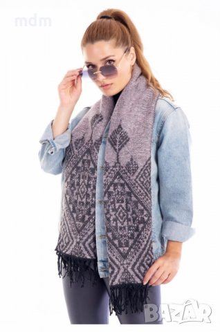 качествена вълна и памук, шал, снимка 4 - Шалове - 38042042