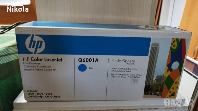 Цветни тонер касети HP Color LaserJet - Q6003A и Q6001A Нови!, снимка 3 - Консумативи за принтери - 42166701