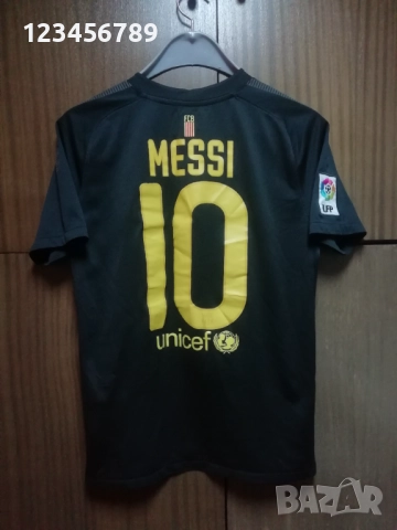 Barcelona Lionel Messi 2011/2012 оригинална тениска фланелка Меси Барселона екип черен 
