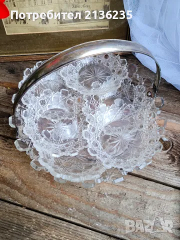 Сервиз кристал и сребро, снимка 8 - Сервизи - 49902376