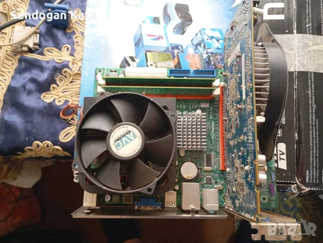  Комплект с процесор Quad 6600 и DDR3 памет, снимка 3 - Дънни платки - 53244846