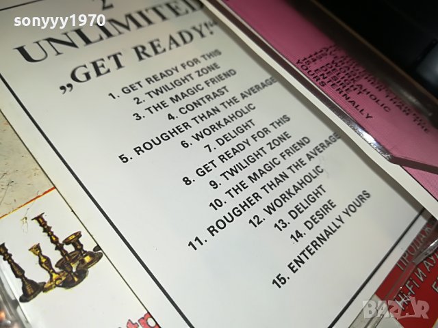 2 UNLIMITED GET READY-КАСЕТА 2111221611, снимка 11 - Аудио касети - 38746772
