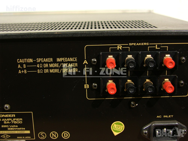  Pioneer sa-7500  УСИЛВАТЕЛ, снимка 8 - Ресийвъри, усилватели, смесителни пултове - 44635346