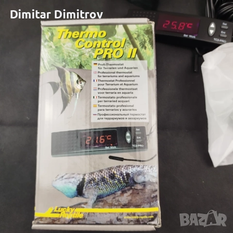 Дигитален термостат Lucky Reptile Thermo Control Pro II до 1000 W, снимка 4 - Оборудване за аквариуми - 55835397