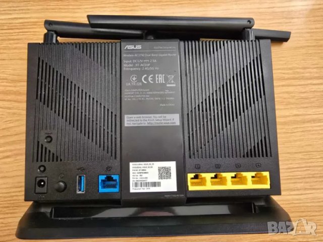 WiFi рутер Asus RT-AC65P (AC1750), снимка 2 - Рутери - 48066026