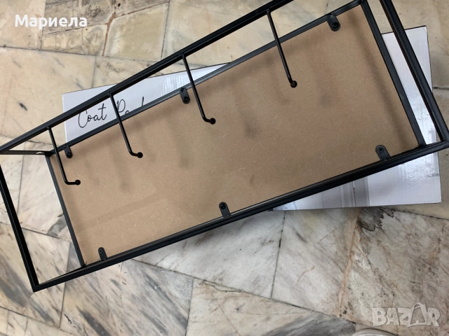 Полица с 4 закачалки / Малка закачалка с 4 куки и рафт, снимка 5 - Други стоки за дома - 52140120