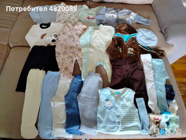 Бебешки дрехи 62 см. 27 части