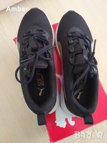 Puma Softride Sophia Easy черни маратонки със златист детайл, снимка 9 - Маратонки - 36570521
