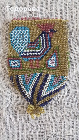 Мънистена пунгия, снимка 2 - Антикварни и старинни предмети - 30029491