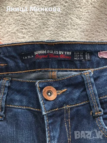Дамски дънки ZARA, снимка 5 - Дънки - 47265028