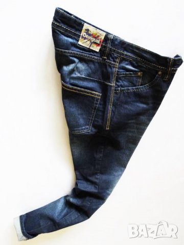 Desigual Oftal Celeste Palido Men's Slim Fit Jeans Мъжки Дънки Размер W34, снимка 9 - Дънки - 29098910