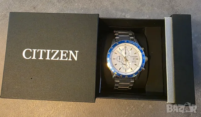 Citizen (Ref. AN3686-53A) чисто нов, неносен мъжки хронограф , снимка 3 - Мъжки - 56237193