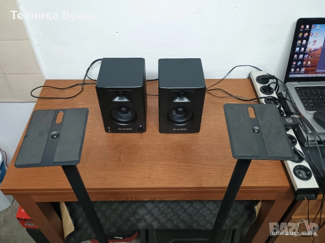 М-Audio BX3 са компактни студиен тип колони (монитори) с 3.5-инчов говорител. Изпращам видео. , снимка 8 - Тонколони - 54131688