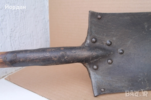 Немска военна лопатка WWI(първа световна война), снимка 4 - Антикварни и старинни предмети - 51811224