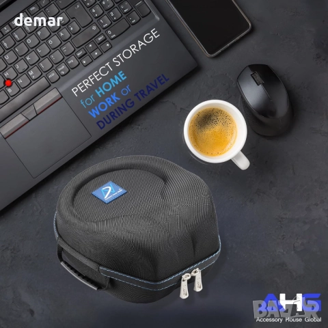 AHG Spartan 2XL Калъф за носене, съвместим със слушалки Sennheiser, Hifiman, AKK, Philips и други, снимка 5 - Слушалки и портативни колонки - 52735872