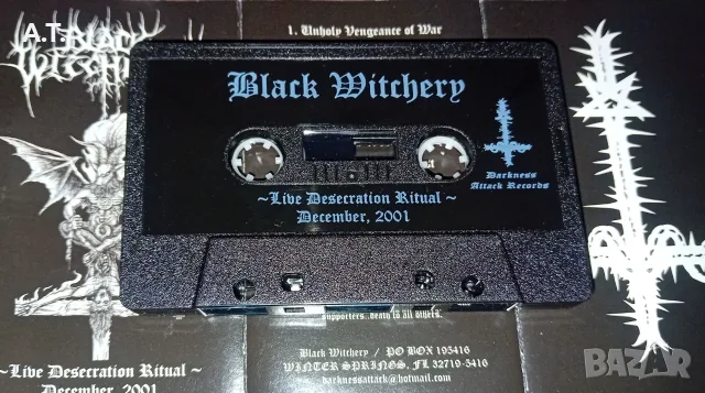 BLACK WITCHERY  Live Desecration Ritual, снимка 4 - Аудио касети - 55981335