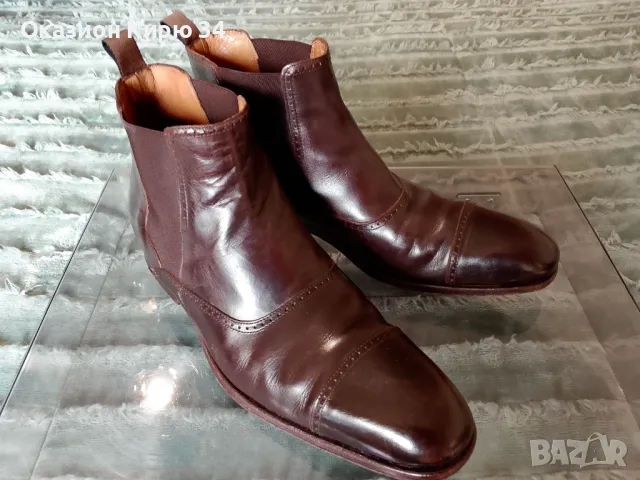 Боти кожени Jaime Mascaro, снимка 5 - Мъжки боти - 49489828
