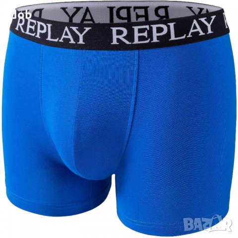 Мъжки боксерки Replay Boxer 3-Pack Underwear, оригинал, снимка 2 - Бельо - 29654548