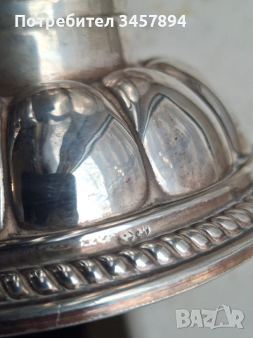 Испанска сребърна кана, снимка 8 - Антикварни и старинни предмети - 52811021