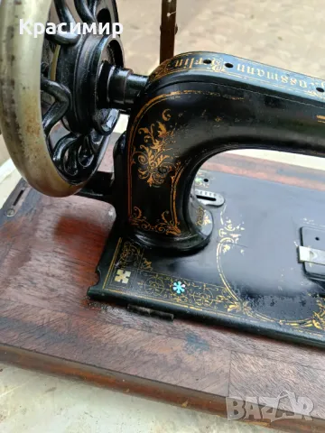 Стара немска шевна машина, снимка 5 - Антикварни и старинни предмети - 50392017