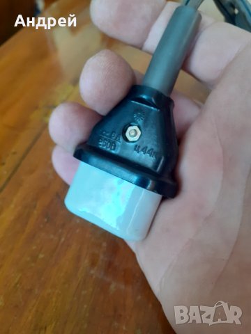 Стар захранващ кабел,Съединителен шнур #4, снимка 2 - Антикварни и старинни предмети - 31571999