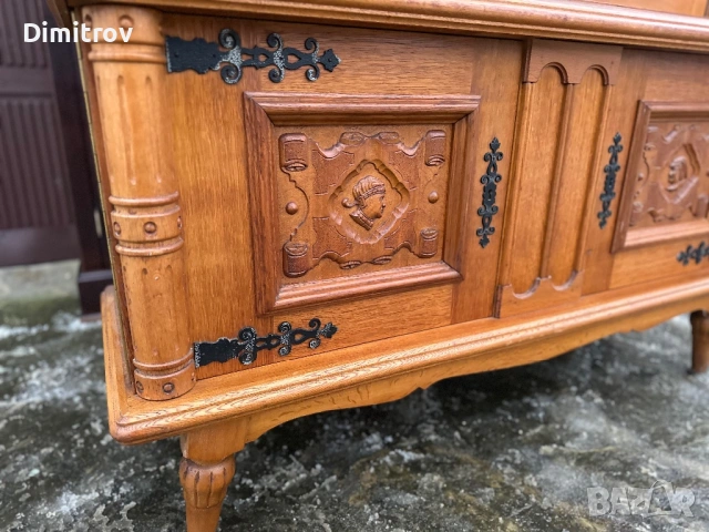 Класическа витрина с шкаф, снимка 4 - Секции и витрини - 53958996