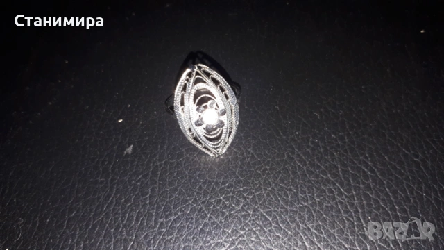 обеци и пръстен, снимка 4 - Бижутерийни комплекти - 53141832