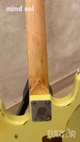 Custom Hendrix Strat-Style Relic електрическа китара – махагоново тяло, Wilkinson Tremolo, снимка 10 - Китари - 55976788