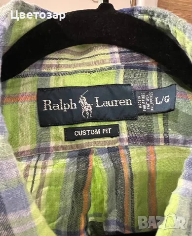 Polo Ralph Lauren ленена мъжка риза, снимка 2 - Ризи - 56074593