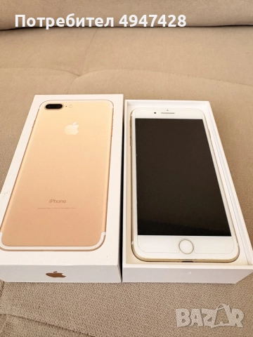 Мобилен телефон iPhone 7+ gold , снимка 2 - Apple iPhone - 56061186