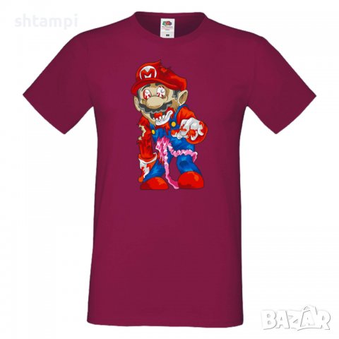 Мъжка тениска Mario Zombie 6 Игра,Изненада,Подарък,Празник,Повод, снимка 14 - Тениски - 37238142