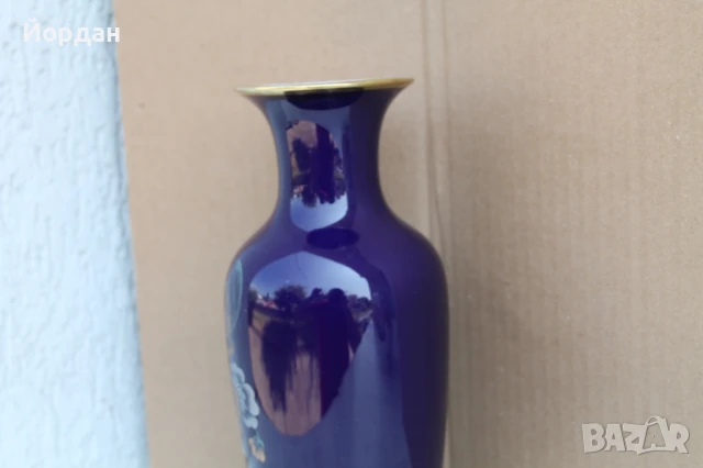 Немска порцеланова ваза ''KPM'', снимка 12 - Вази - 50606829