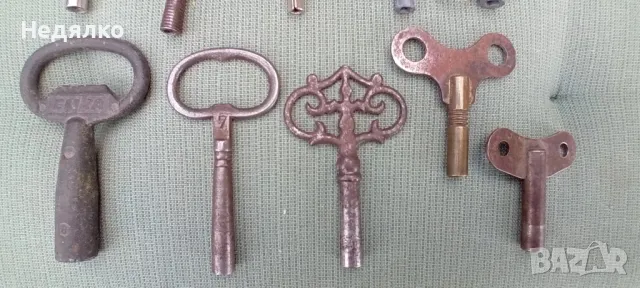 24бр стари немски ключета за джобни часовници, снимка 2 - Антикварни и старинни предмети - 48104942