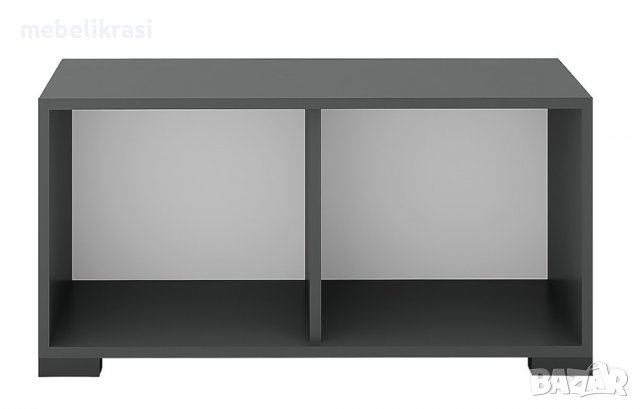 Модулно портманто Денвър Конфигурация 2 - гардероб, огледало, шкафчета, Дъб вотан / Антрацит, снимка 4 - Портманта - 39789388