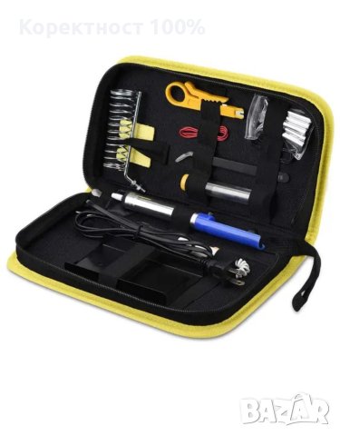 Професионален поялник 80W с електронно регулиране на температурата комплект за запояван, снимка 4 - Друга електроника - 40398239