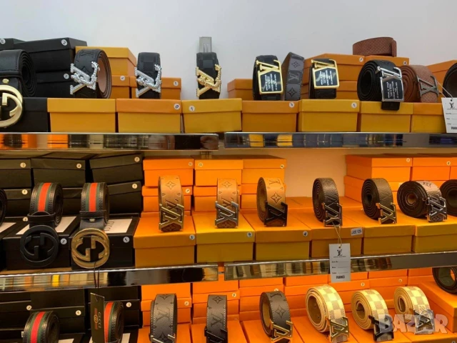 колани от естествена кожа в кутия louis vuitton guess fendi hermes , снимка 2 - Колани - 50999390