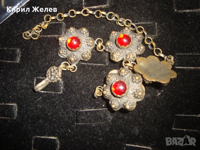 ВЪЗРОЖДЕНСКА БРОНЗОВА ФИЛИГРАННА ОРНАМЕНТИРАНА ОГЪРЛИЦА СТАРА МАЙСТОРСКА РЯДКА ИЗРАБОТКА ЕТНО 17639, снимка 15 - Антикварни и старинни предмети - 31358787