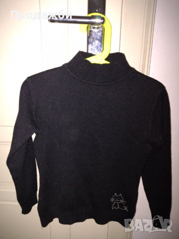 Детски пуловер/ поло за момиче, снимка 2 - Детски пуловери и жилетки - 38402919