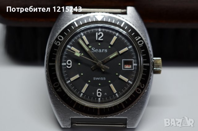Sears vintage diver часовник, снимка 2 - Мъжки - 39997213