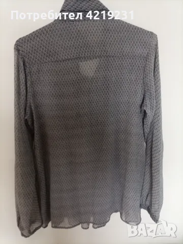 Копринена риза DDP със седефени копчета, снимка 3 - Ризи - 49695371